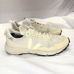 Veja Men’s Athletic Sneakers in Cream and White